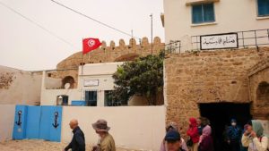 チュニジア：ケリビアの城塞跡の様子は