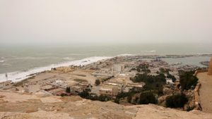 チュニジア：ケリビアの城塞付近からの眺め1