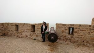 チュニジア：ケリビアの城塞内を散策