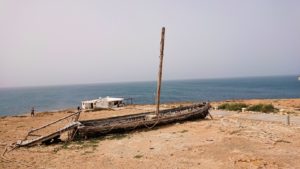 チュニジア：ボン岬のレストラン付近の景色