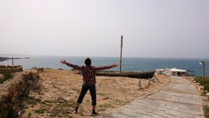 チュニジア：ボン岬から海を見下ろす2