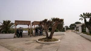チュニジア：ボン岬のケルクアン遺跡に入場