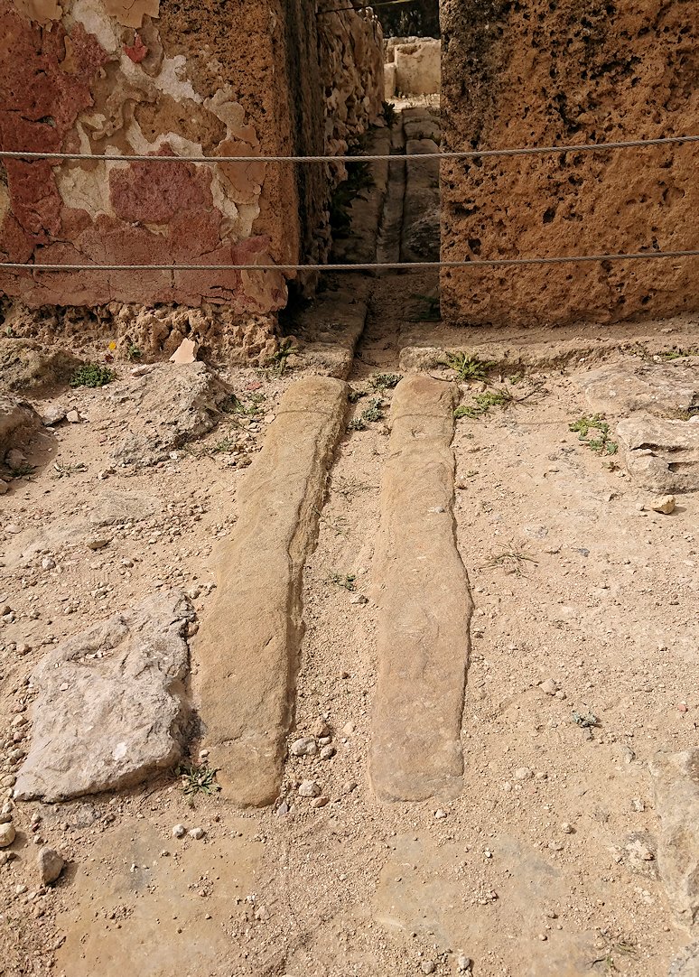チュニジア：ボン岬のケルクアン遺跡内の説明は続きます8