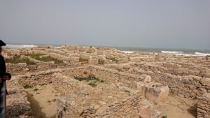 チュニジア：のケルクアン遺跡内の風呂跡を見てみる