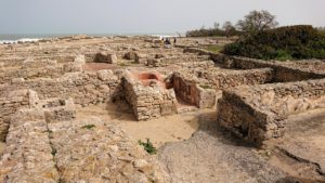 チュニジア：のケルクアン遺跡内の風呂跡を見てみる1
