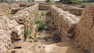 チュニジア：のケルクアン遺跡内の風呂跡を見てみる7