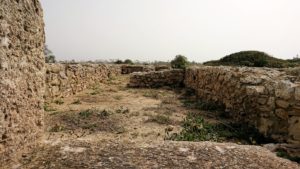 チュニジア：のケルクアン遺跡内の風呂跡を見てみる8
