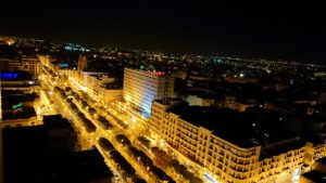 チュニジアのチュニスにあるエルムラディ・アフリカ・ホテルの夕食を食べて、その後夜の街を満喫3