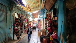 チュニジア：チュニスのメディナを歩き回る1