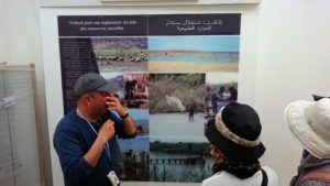 チュニジア：イシュケウル国立公園の頂上の自然博物館での様子9
