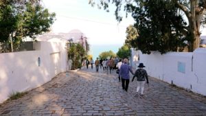 チュニジア：シディ・ブ・サイドの街の次なる絶景ポイントにて6