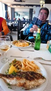チュニジア：ラ・グレットにあるレストランで最後の晩餐を頂く2