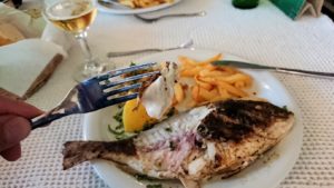 チュニジア：ラ・グレットにあるレストランで最後の晩餐を頂く4