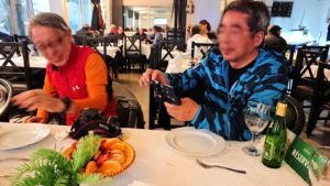 チュニジア：ラ・グレットにあるレストランで最後の晩餐を頂く6