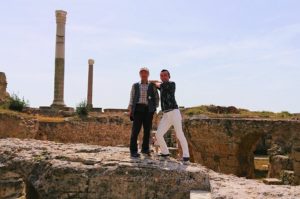 チュニジア：カルタゴ遺跡のアントニヌスの共同浴場を見下ろす9