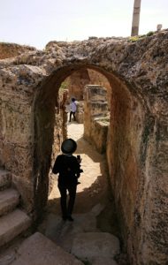 チュニジア：カルタゴ遺跡のアントニヌスの共同浴場内を見ていく1