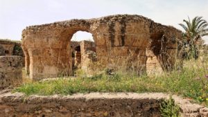 チュニジア：カルタゴ遺跡のアントニヌスの共同浴場内を見ていく4