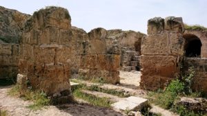 チュニジア：カルタゴ遺跡のアントニヌスの共同浴場内を見ていく6