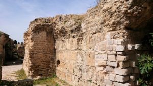 チュニジア：カルタゴ遺跡のアントニヌスの共同浴場内を見ていく7