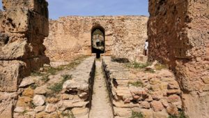 チュニジア：カルタゴ遺跡のアントニヌスの共同浴場内で激写タイム