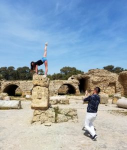 チュニジア：カルタゴ遺跡のアントニヌスの共同浴場内で激写タイム7