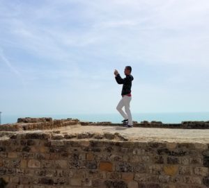 チュニジア：カルタゴ遺跡のアントニヌスの共同浴場内で記念撮影タイムがひたすら続く5