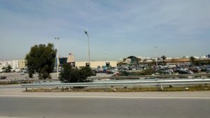 チュニジア：カルタゴ遺跡のアントニヌスの共同浴場内を終了し空港へ向かう3