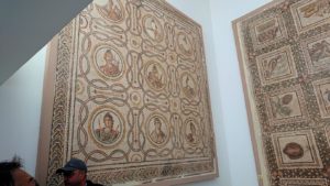 チュニスのバルドー博物館はモザイク作品で大きな作品を見学9