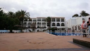 チュニジアのスースの街にある「マルハバ　ロイヤル　サレム」ホテル内を散策する4