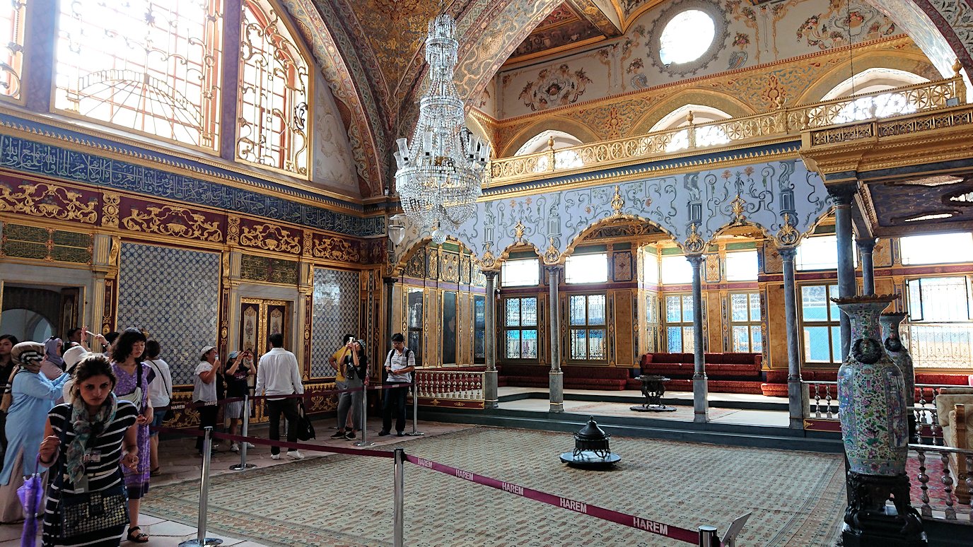 イスタンブールにあるトプカプ宮殿内でハーレムになっていた場所 トルコ旅行記8