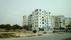 チュニジア：スースからナブールの街まで移動する途中の景色5