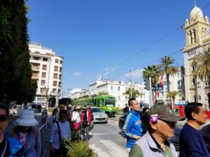 チュニジア：チュニスのメディナの観光を終了しホテルに戻る1