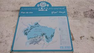 チュニジア：イシュケウル国立公園の階段を登って行きます3