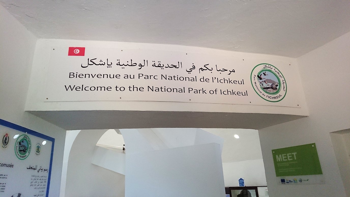 チュニジア：イシュケウル国立公園の頂上の自然博物館にて5