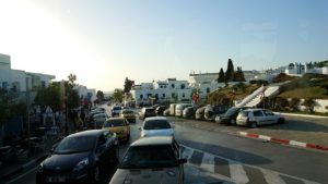 チュニジア：シディ・ブ・サイドでそろそろバスに戻る9