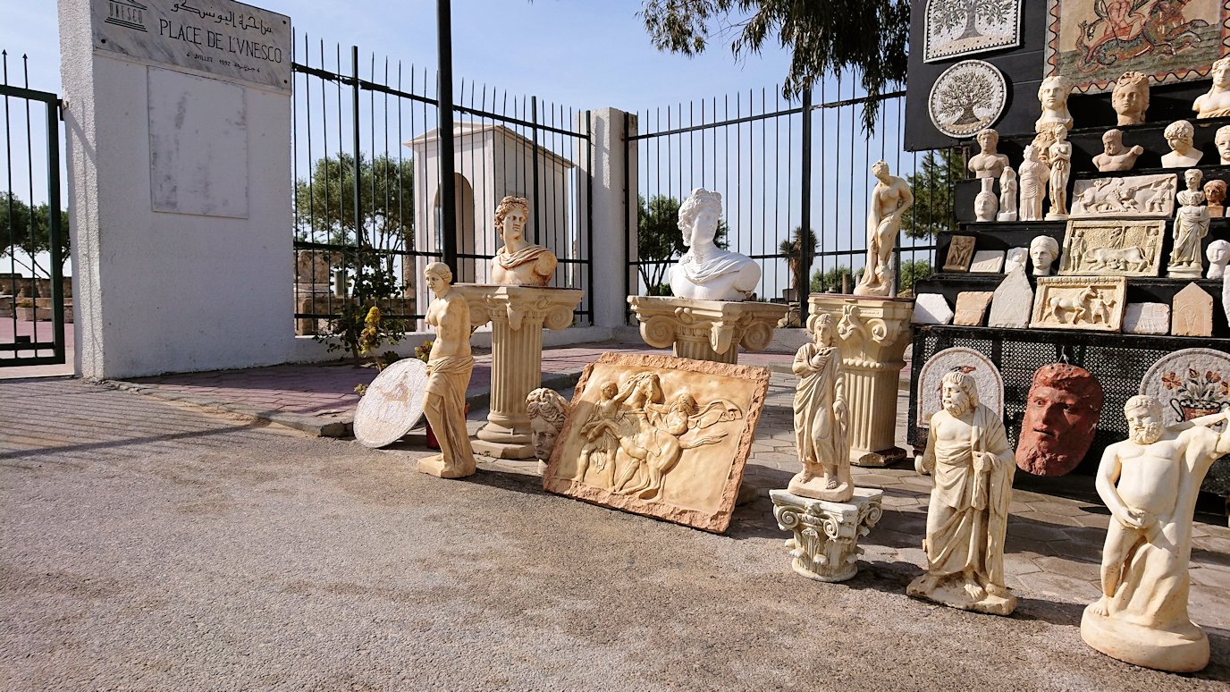 チュニジア：カルタゴ遺跡のビュルサの丘から観光開始2