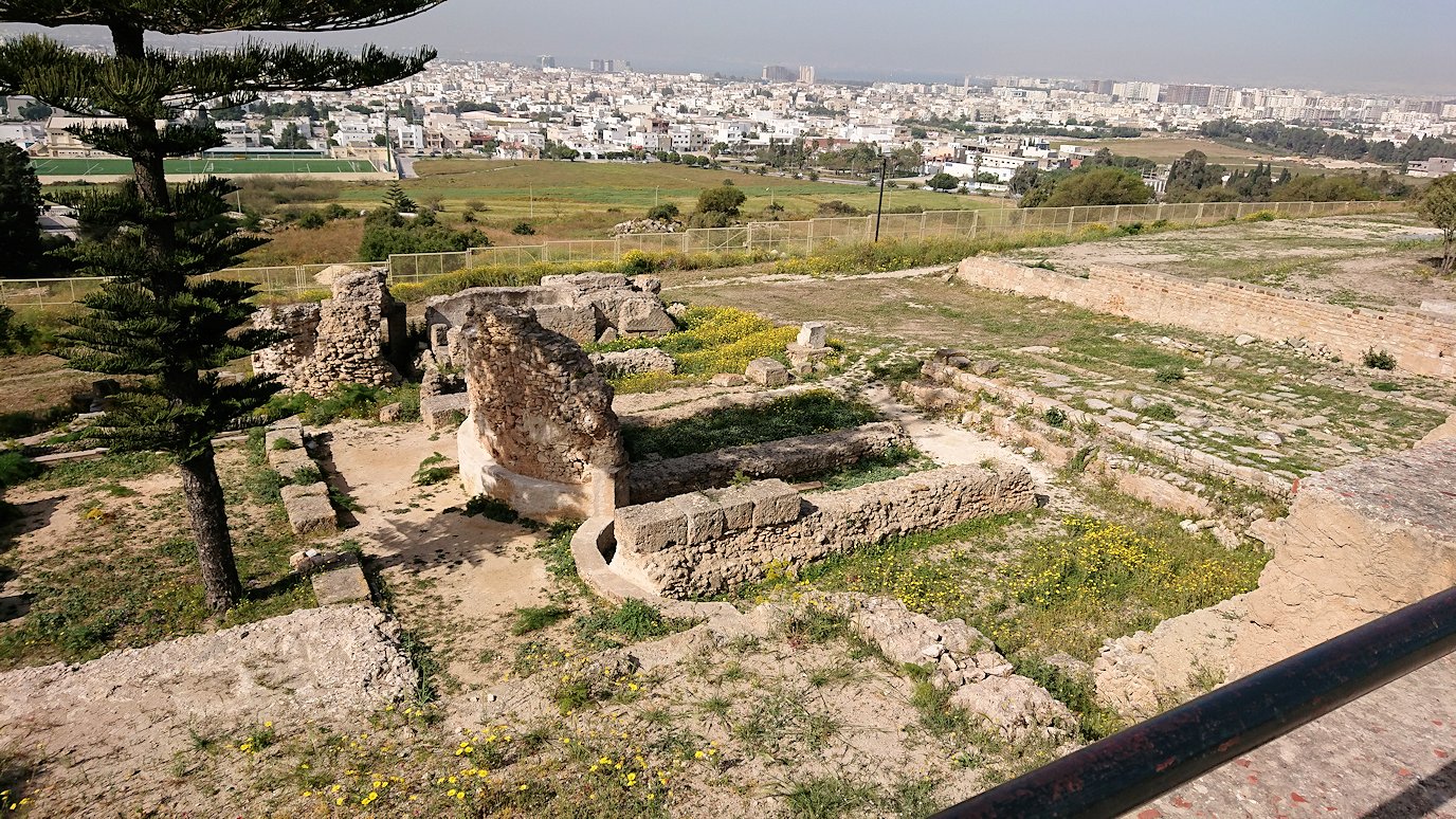 チュニジア：カルタゴ遺跡のビュルサの丘で見学5
