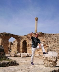 チュニジア：カルタゴ遺跡のアントニヌスの共同浴場内を散策5