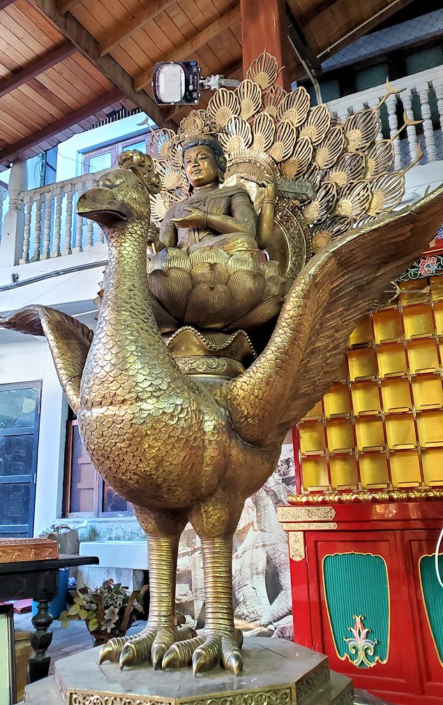 ガンガラーマ寺院敷地内にある博物館にあるスカンダの像