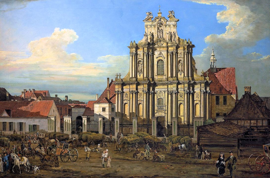 ベルナルド・ベロットが描いたヴィジトキ教会