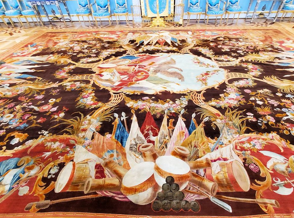 エカテリーナ宮殿の「アラベスクの間」の絨毯-1