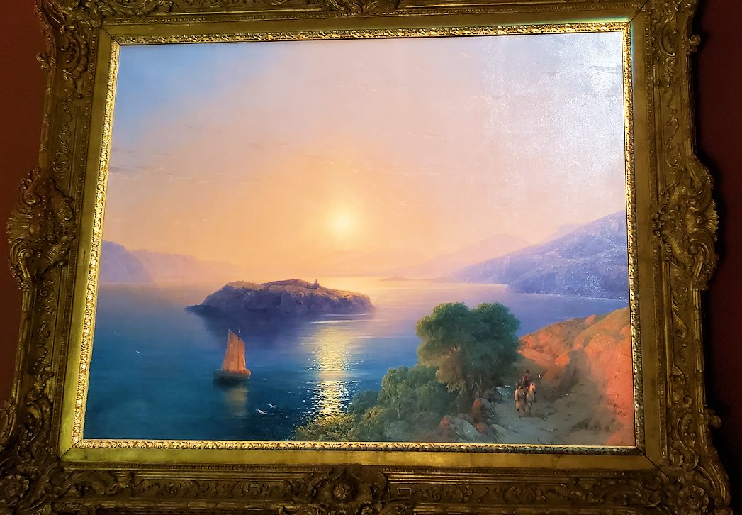『セバン湖の眺め』 (View of Sevan-Lake ) by 　イヴァン・アイヴァゾフスキー