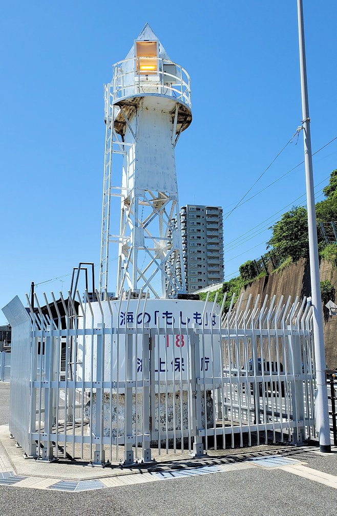 関門海峡の下関側にある灯台跡
