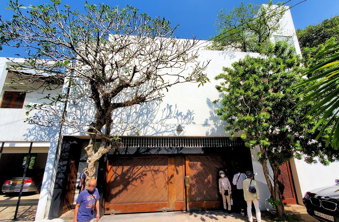 スリランカでは有名な建築家だったジェフリー・バワの自宅跡